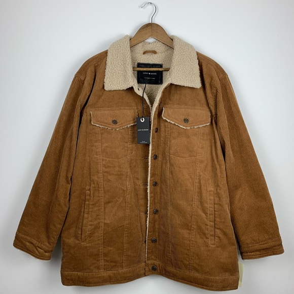 Lucky Brand Jackets & Blazers - Lucky Brand Corduroy Sherpa Jacket